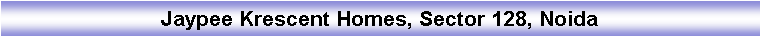 Text Box: Jaypee Krescent Homes, Sector 128, Noida